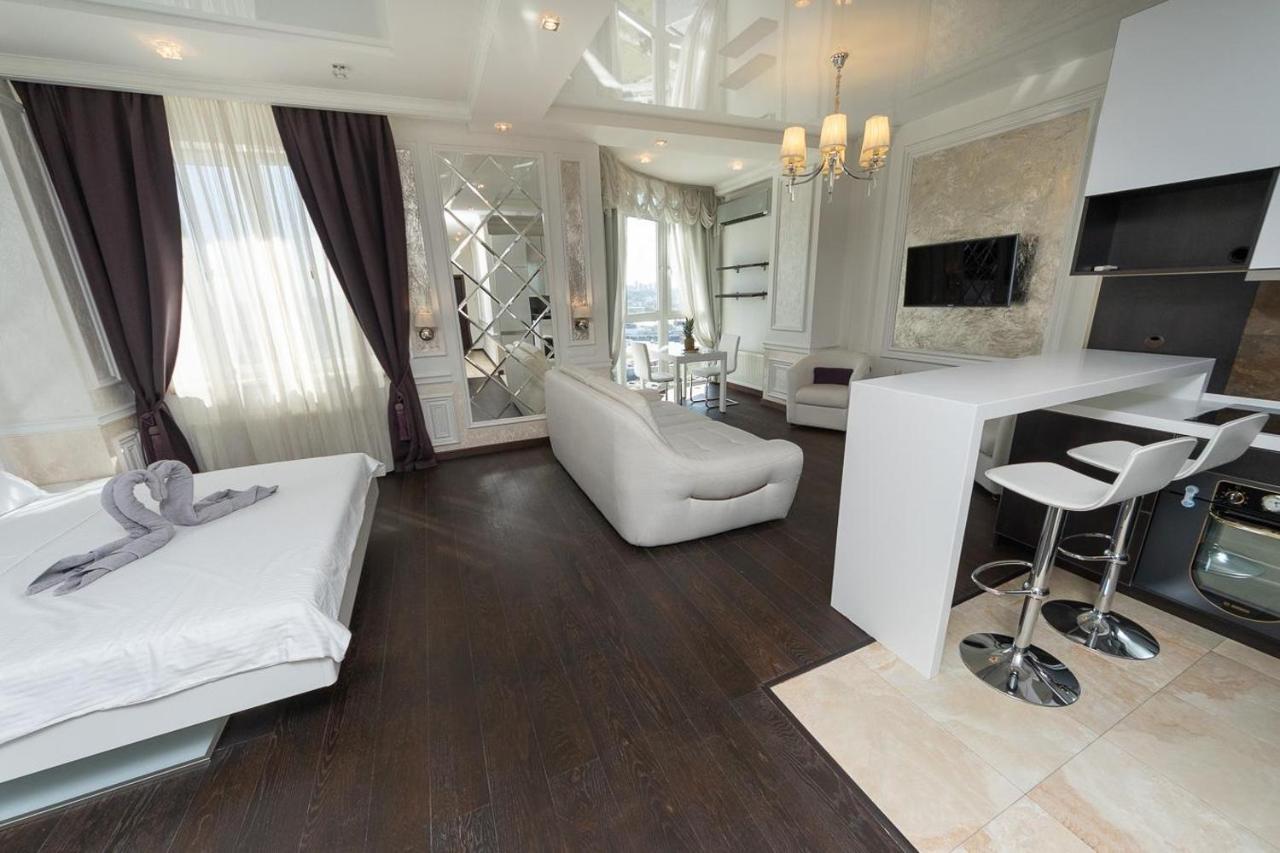 קייב Exquisite Panoramic Views Apartment Dnipro Embankment מראה חיצוני תמונה